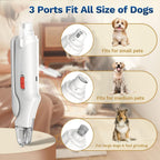 2-in-1 Dog & Cat Nail Clippers and Grinder with Catcher & 2 LED Lights - Image 5