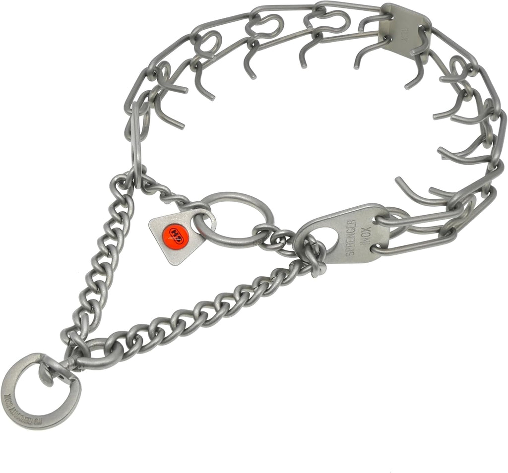 Herm Sprenger no pull dog collar with patented quick release clasp profile