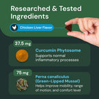 Detailed view of the chicken flavored soft chews for cats