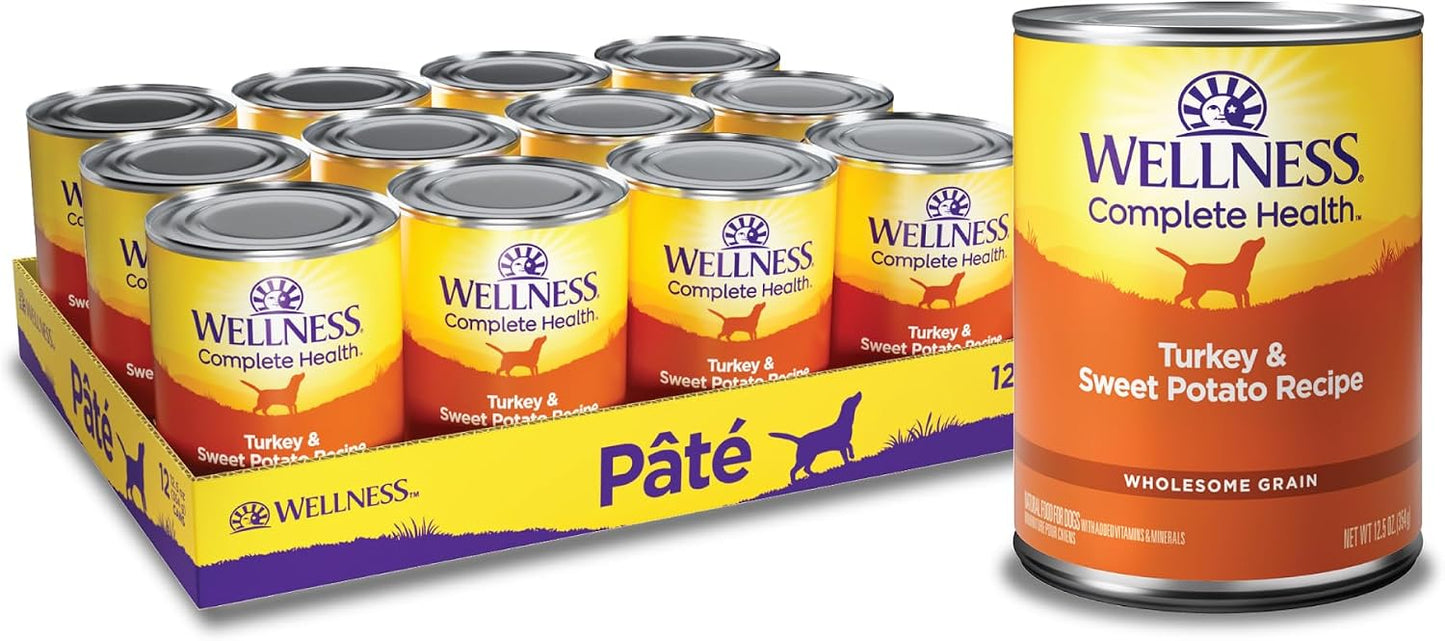 Wellness Complete Health Stew Adult Canned Wet Dog Food, Grain Free, Natural, Chicken Recipe, 12.5 oz, Pack of 12 Cans - Image 9