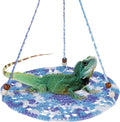 Jspupifip bearded dragon hammock front view for reptile tank