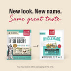 Dehydrated fish dog food ingredients list and nutritional breakdown