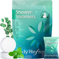 BodyRefresh eucalyptus mint shower steamers front box view packaging