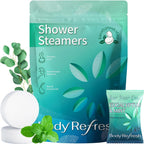 BodyRefresh eucalyptus mint shower steamers front box view packaging