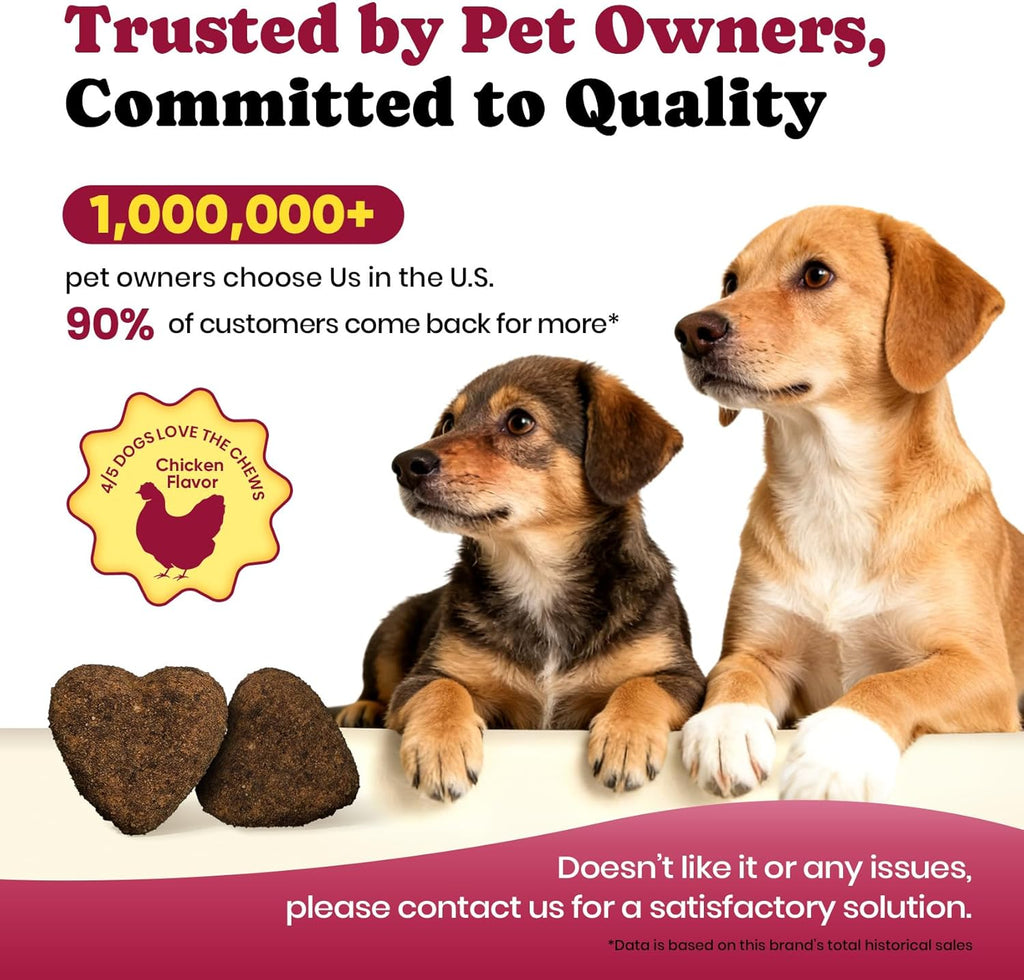 BuddyCheer chicken flavored joint health soft treats for dogs