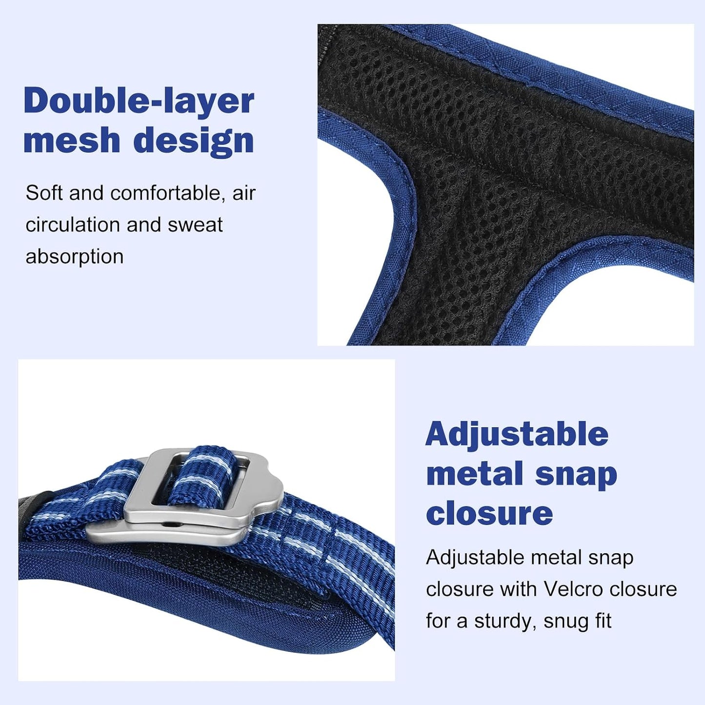 Adjustable straps on Tacwild pet harness