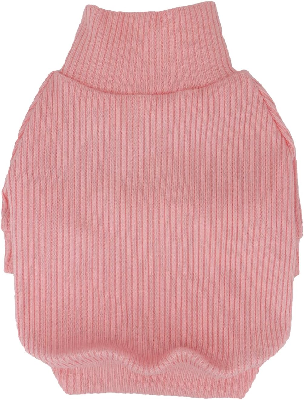 Premium ribbed knit dog clothes high belly cutout design overview