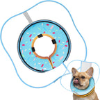 Sponge Dog Cone Collar, Dog Donut Collar After Surgery with Clear Shield, Adjustable Soft Cone for Dogs to Stop Licking-Comfy Cone for Large Medium Small Dogs (Watermelon,XL) - Image 11