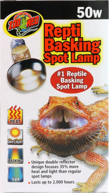 Zoo Med Repti Basking Spot Lamp 50 Watt front view packaging