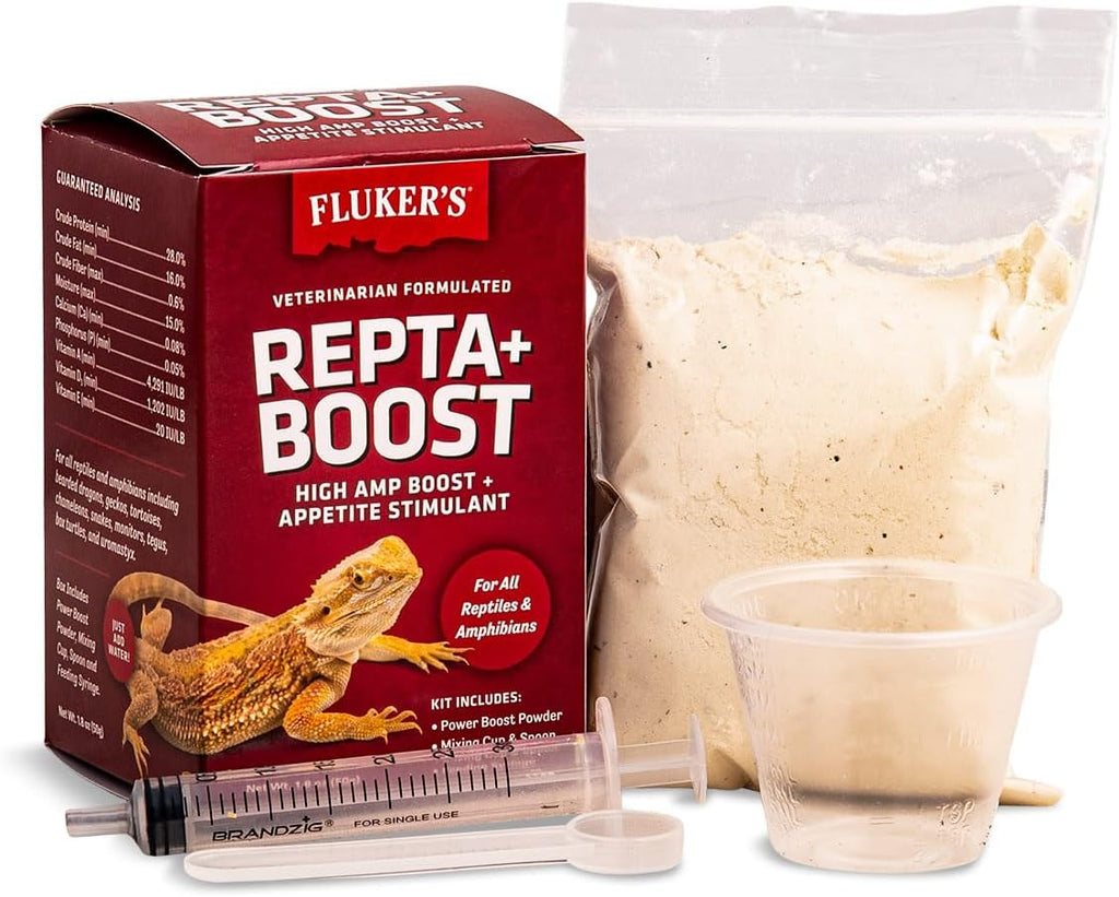 Fluker's Repta Boost critical care recovery kit components