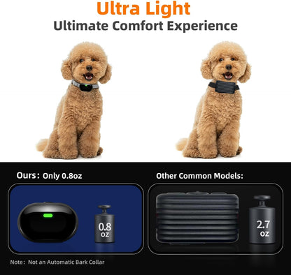 Chupolik training collar remote control display settings