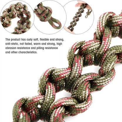 Handmade green paracord reptile rope for chameleon and gecko enclosures