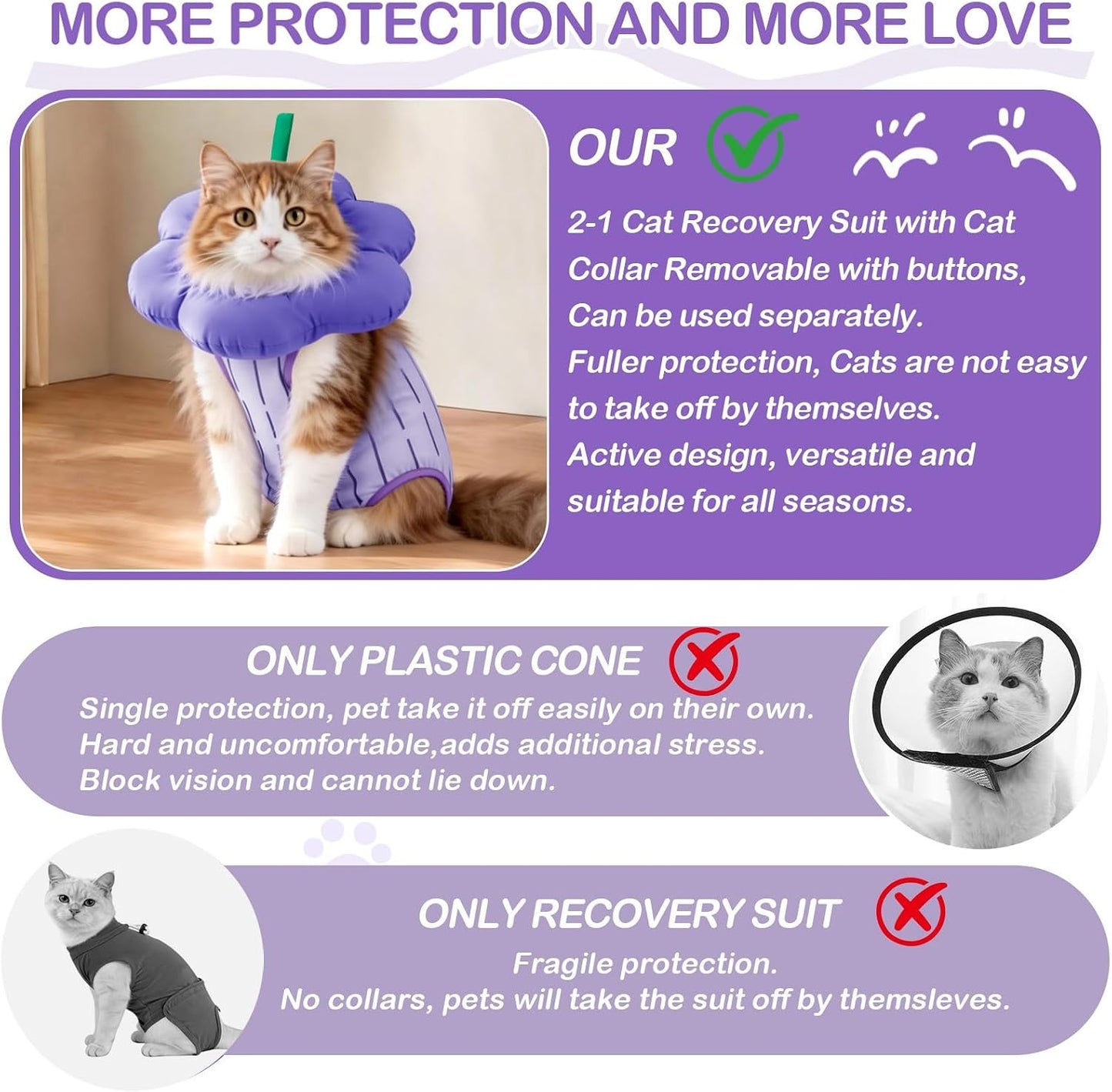 Soft cotton fabric texture of cat surgical suit
