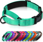 Martingale Collar for Dogs with Quick Release Buckle, Reflective Soft Padded & Escape Proof, Adjustable Nylon Dog Collars for Training & Daily Walking (Hotpink,M) - Image 14