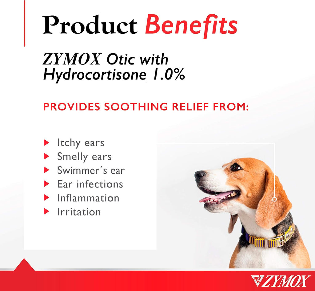 Zymox Otic Enzymatic Solution front view pet ear care product bottle