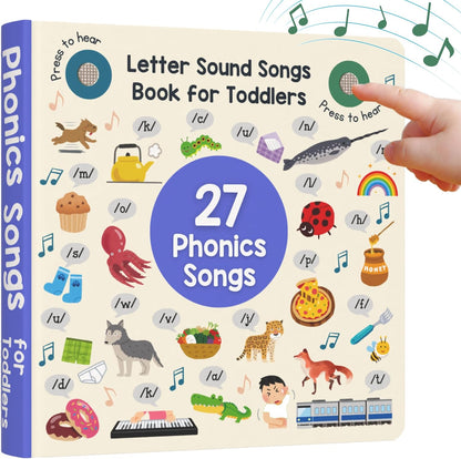 Learning Bugs Phonics Songs Book front cover educational toy