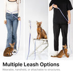 Anti-escape metal hook on BuddyArmor cat leash
