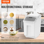 Vevor food grade polypropylene storage bins in kitchen