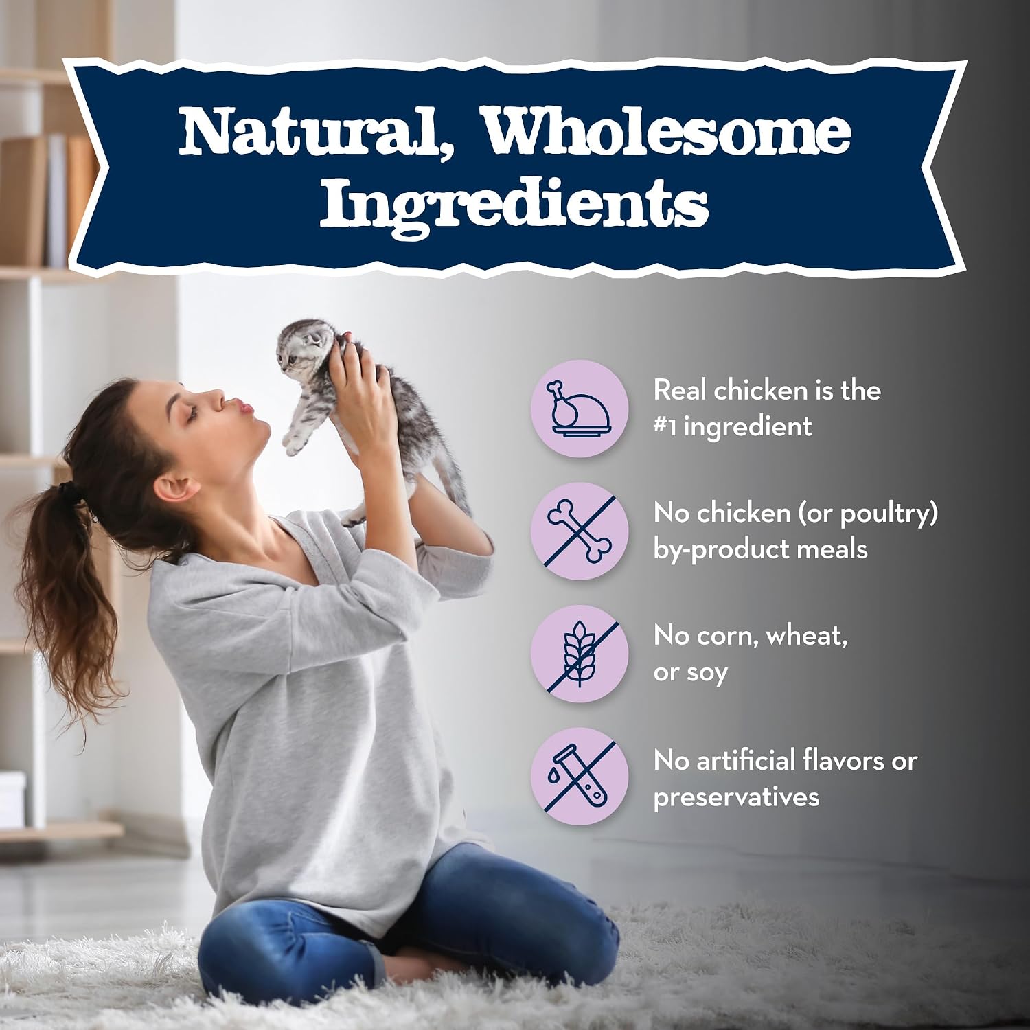 Blue Buffalo Baby Blue Healthy Growth Formula can closeup
