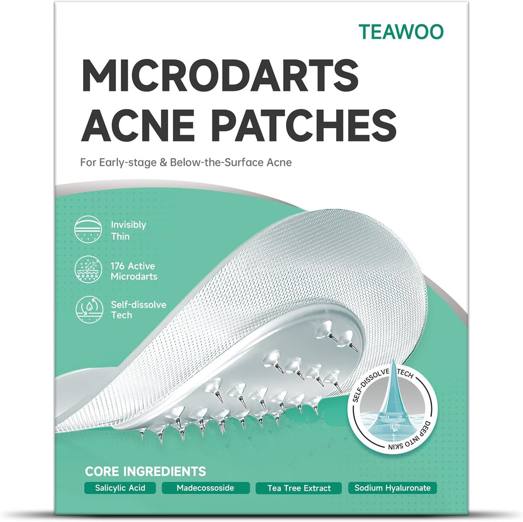 Teawoo Microdart Acne Patches front packaging view