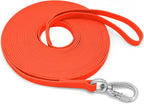 ZALER Long Dog Leash Waterproof Training Leashes 50ft 30ft 20ft 15ft 10ft 6ft, Odor Proof Recall Long Line Lead with Aviation Aluminum Carabiner Clip for Small, Medium, Large Dogs(20FT, Forest Green) - Image 12
