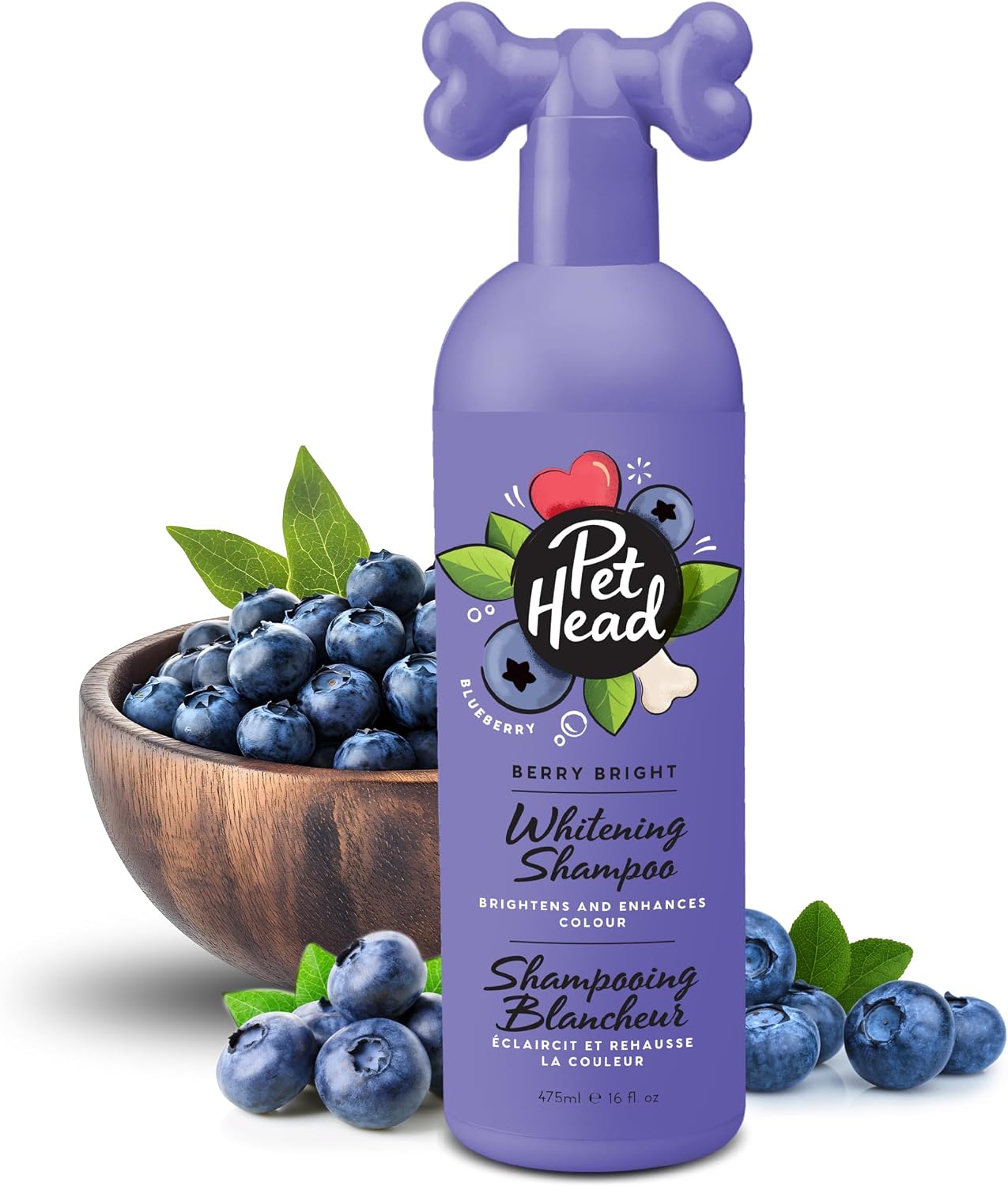Pet Head Berry Bright vegan and ethically sourced ingredients label