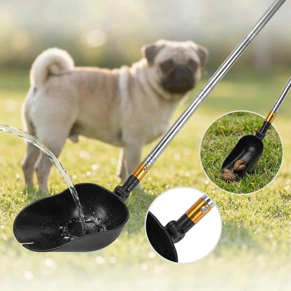 Veterinary supply dog urine sample collector shown in compact retracted position.