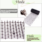 Humane plastic spike deterrent mat for small animals