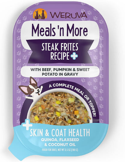 Weruva Meals 'n More Natural Wet Dog Food, Belly Belly Nice! Digestive Support Variety Pack, 3.5oz Cup (Pack of 10) - Image 13