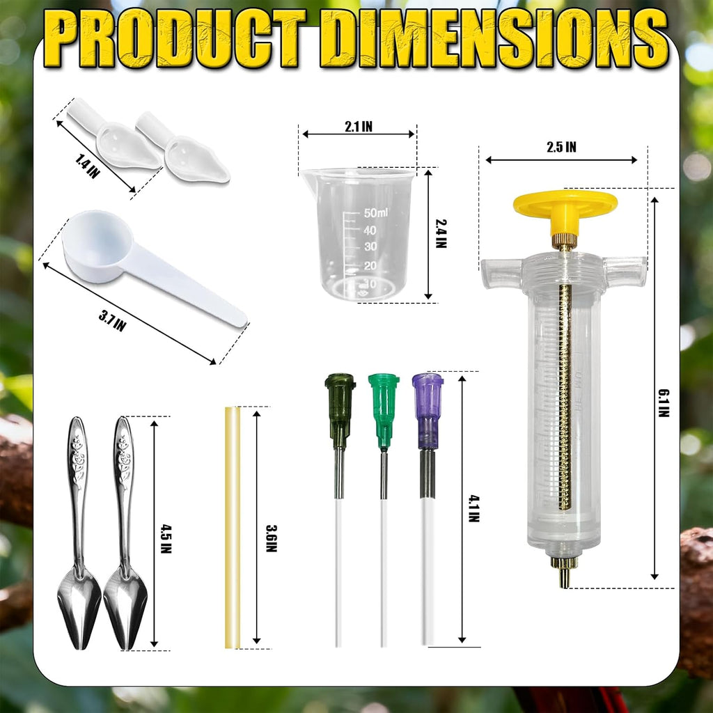 Baby Bird Feeding Syringe Set, Small Pet Parrot Feeder Hand Feeding Tubes Kit, Parrot Feeder Tubes Measuring Tools, for Baby Birds Small Pet - Image 7