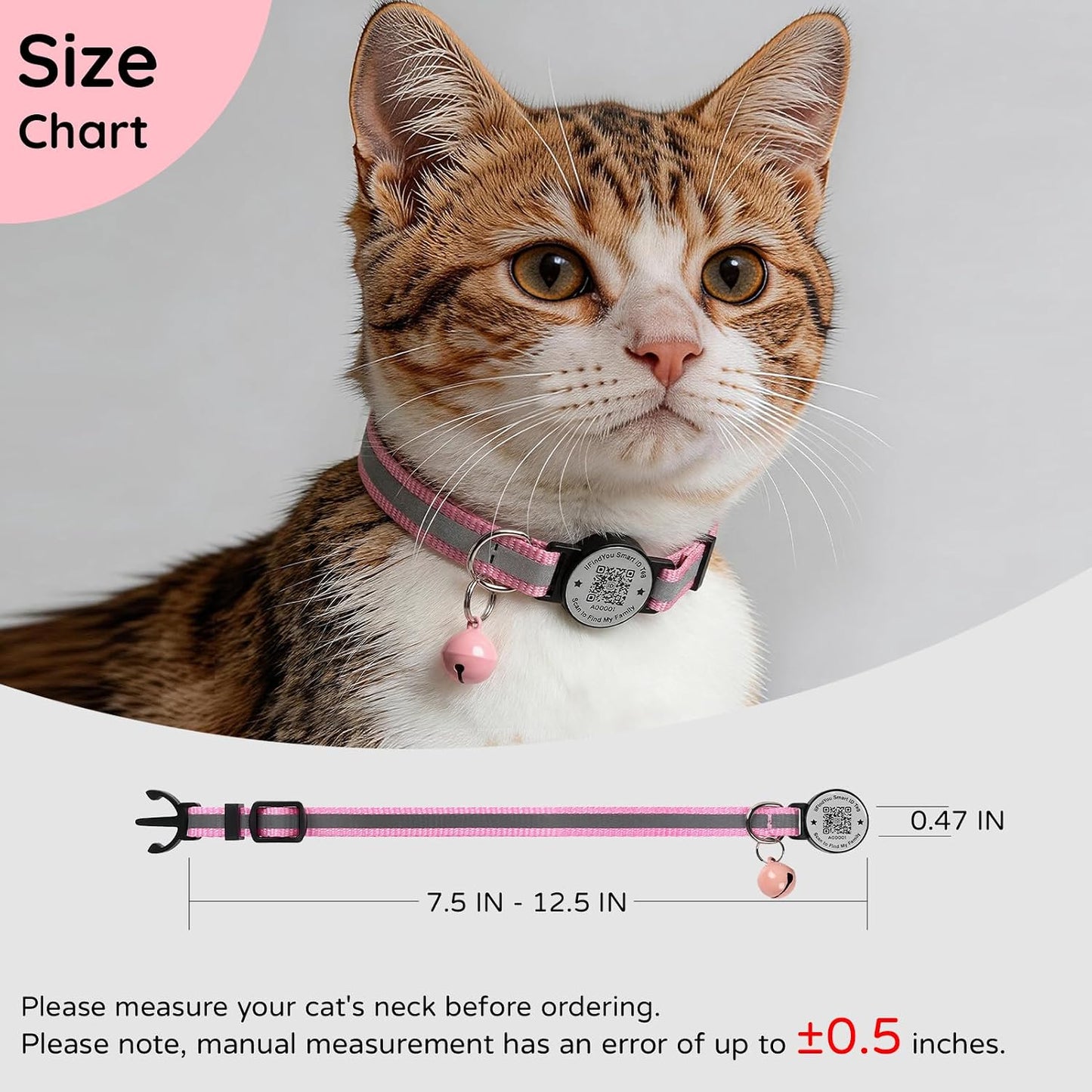 ILFINDYOU reflective cat collar showing enhanced visibility performance under low-light nighttime conditions.