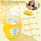 Close-up view of the flexible silicone nipple on the Siyyim newborn pet feeder kit.