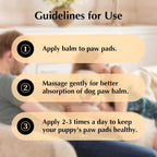 Tinioey paw protector balm for all-season dog care