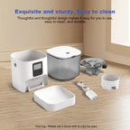 Automatic Cat Feeder,4L Timed CatDog Dry Food Dispenser - Image 2