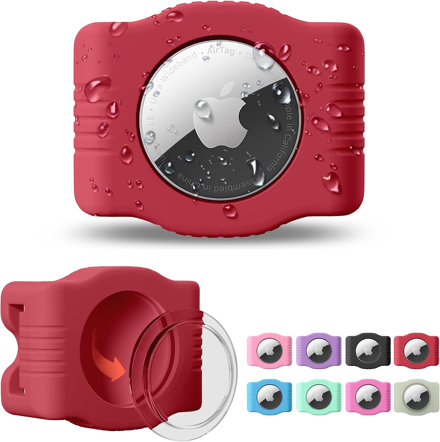 Waterproof AirTag Dog Collar Holder for Apple AirTag QR Code - Image 14