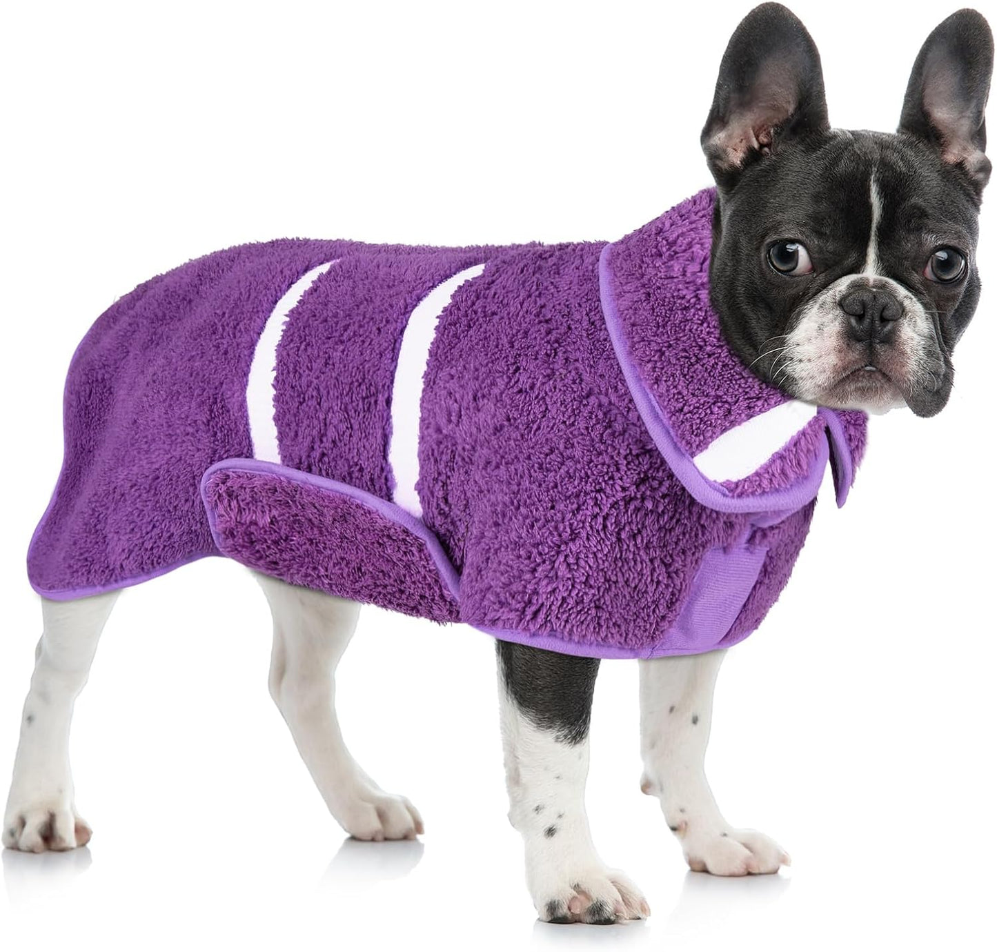 Dog Bathrobe Super Absorbent Dog Towels Large Quick Drying Robes for After Bath Soft Adjustable Warm Keeping Dogs Towel(S-XXL) - Image 11