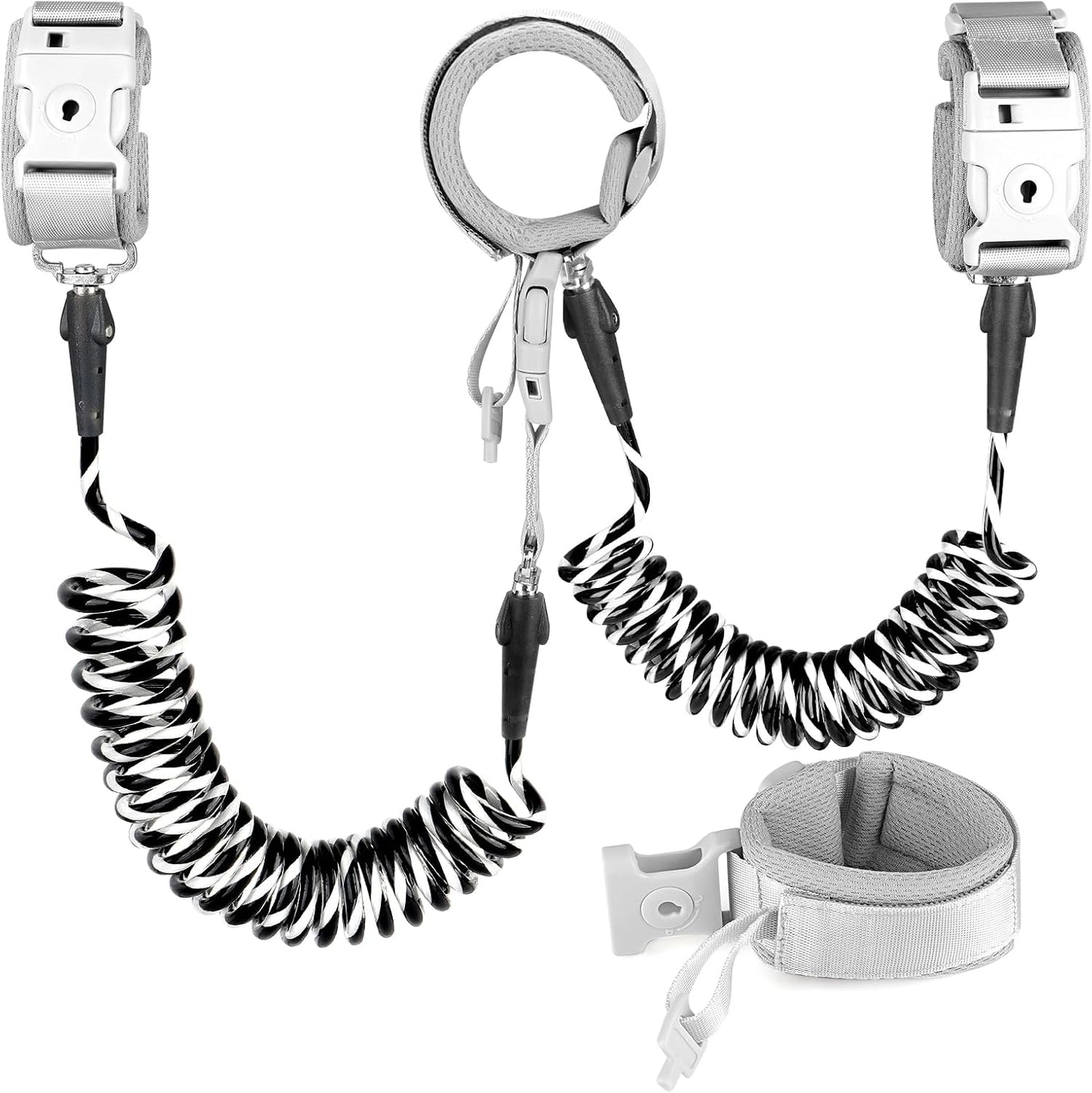 Accmor 2 in 1 toddler leash and magnetic lock wrist link front view