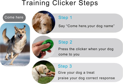 HoAoOo potty training clicker for puppies hands free wrist band