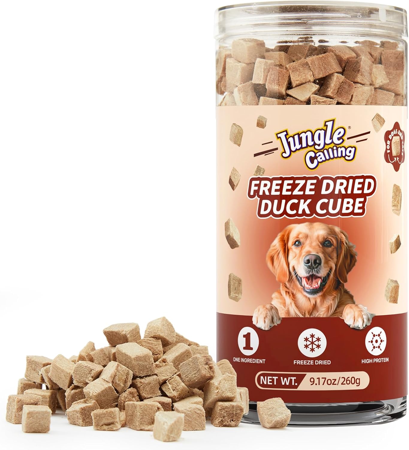 Jungle Calling Freeze Dried Chicken Cat & Dog Treats, Single Ingredient Chicken Bites for Cats & Dogs, High Protein Pet Training Treats, Edible Organic Food Topper, Approx 670 Pieces, 10.58 oz - Image 10