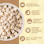 High protein freeze dried chicken pieces for pet training