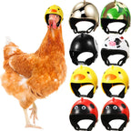 Skylety chicken helmet front view showing camouflage design
