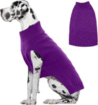 IECOii Extra Large Dog Sweater, XXXL Dog Sweater for Large Dogs Girl Boy, Xmas Pet Holiday Sweaters Large Size, Warm Doggy Christmas Knitwear Big Dogs Sweater for Labrador, Doberman, DarkGrey-3XL - Image 15