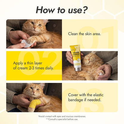 Natural canine hot spot ointment showing the texture of the repair cream