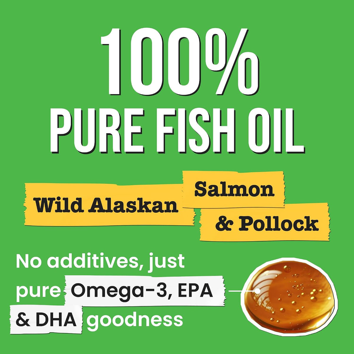 Pawsential Omega 3 fish oil liquid supplement for cats and dogs