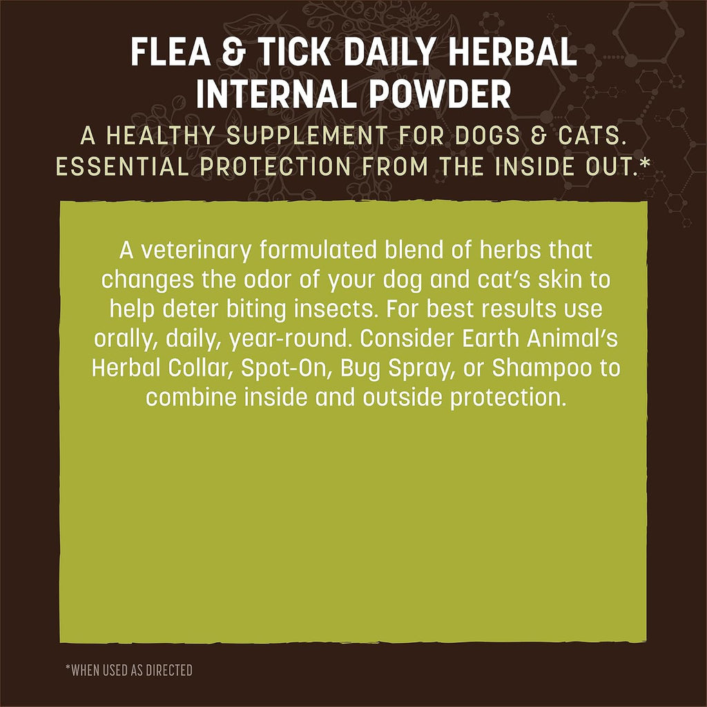 USA imported Earth Animal holistic veterinary formulated internal powder for pets