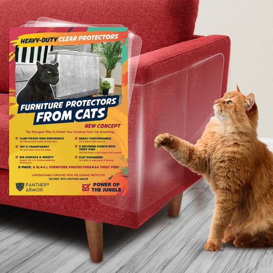 Panther Armor furniture protector 8-pack front view packaging