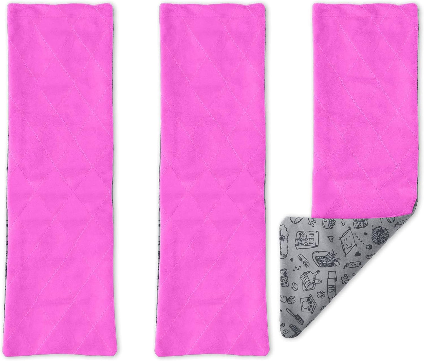 Paw Inspired gray fleece liners set for small animal habitat