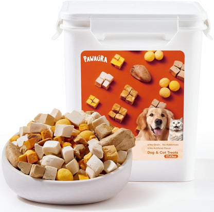 Freeze Dried Chicken Cats & Dogs Treats, High Protein Single Ingredient - No Additives | Grain Free | Training & Nutrition Supplements, Sealed Box, 1.1LB - Image 11