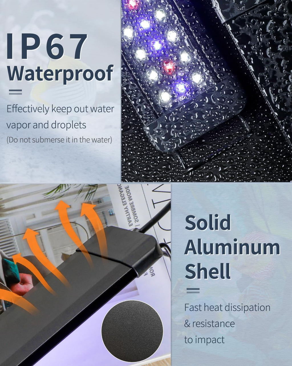 Pawfly extendable brackets adjusted for small tank sizes