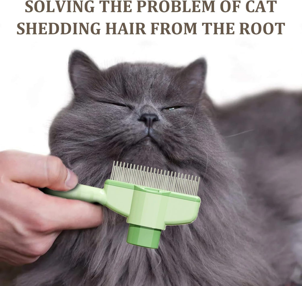 Holyenten flea comb for cats and dogs cleaning pet fur